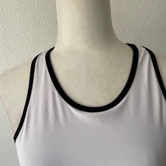 Champion White Cross Back Exercise Top SZ XL - Picture 5 of 9